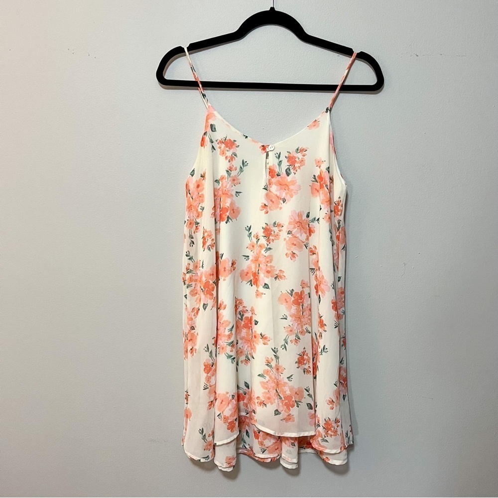 Altar’d State Floral Babydoll Mini Dress, Small